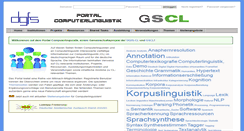 Desktop Screenshot of computerlinguistik.org