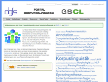 Tablet Screenshot of computerlinguistik.org